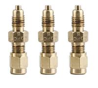 3 unidades de medición flujo aceite latón tipo DPC, válvula retención 1 vía, distribuidor, tubo separador, adaptador instalación tubería for sistema lubricación