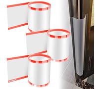 3 unidades de protectores de dedos para puertas con transparente, 17 x 140 cm, protección contra pinzas, puertas para niños, protección contra pinzamientos, para guarderías, aulas, dormitorios