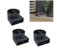 3 unidades de salida de aire para calefacción Truma, aire de presión 3D, accesorio para manillar de aire apto para calefacción Truma y Webasto, desviador de flujo de aire de 90°, 55 mm, accesorios