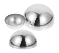 3 Unidades Espejo Media Bola Inoxidable Hueca