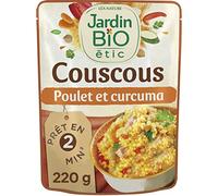 3 unidades *** Jardín Bio ETIC Cuscús Pollo Cúrcuma Expressbeutel 1 persona 220 g