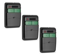 3 Unidades Mando Garaje CLEMSA 433.92 MHz, Mando Puerta Garaje Universal Compatible con Modelos MV-1, MV-12, MV-123, Mandos Puertas Automáticas, Fácil Programación y Reemplazo Seguro