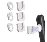 3 unidades mejorado, fuerte soporte magnético para mando a distancia, mando a distancia soporte de pared, organizador con mando a distancia para el hogar, el lugar de trabajo y la escuela (White)