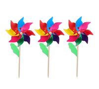 3 Unidades Molino De Manual De Madera Para Niños