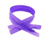 3 unidades, nº 3, cremallera abierta de nailon con cola de resina, de 20 a 60 cm de longitud, especialmente adecuada para diversos accesorios de costura de prendas de vestir.,50 cm