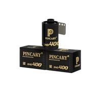 3 unidades - Pincary Film 35 mm ISO400 estabiliza la exposición en los pedidos, película en blanco y negro de 35 mm escanea limpiamente, la compatibilidad con el desarrollo del hogar mantiene el
