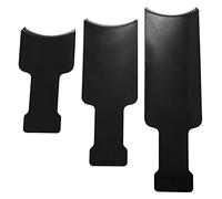 3 unidades serías de pelo largo que destacan el corte de la junta, peinado, peine plano, consejo de pádel para teñir el cabello, teñido DIY peinado, herramienta de tinte (negro)