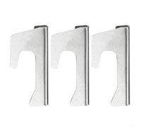 3 unids acero inoxidable BBQ Pan Junta titular para camping parrilla bandeja alta temperatura resistente y conveniente accesorio