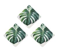 3 unids acuarela monstera hoja ambientador colgante tarjetas perfumadas lindo lavanda ambientadores de coche larga duración nuevos coches fragancias para mujeres hombres ambientador natural con cordón