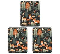 3 unids animales bosque coche ambientador colgante tarjetas perfumadas lindo blanco refrescantes larga duración nuevos coches fragancias para mujeres hombres ambientador natural con cordón automotriz