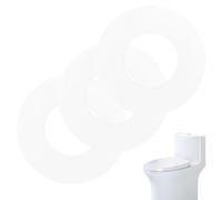 3 Unids Arandela de válvula de descarga, para Geberit 816.418.00.1, Arandela de Sellado de recambio, Diafragma de Junta de Válvula de Descarga de Goma de Silicona(Blanco)