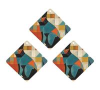 3 unids arte moderno gato coche ambientador colgante tarjetas de fragancia gris lindo coche refrescantes larga duración nuevo coche fragancias para mujeres hombres ambientador natural con cordón