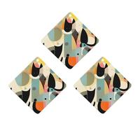 3 unids arte moderno gato coche ambientador colgante tarjetas perfumadas lindo blanco auto refrescantes larga duración nuevo coche fragancias para mujeres hombres ambientador natural con cordón