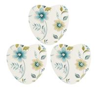 3 unids azul y verde flores ambientador de coche colgante tarjetas perfumadas lindo té refrescantes de coche larga duración nuevos coches fragancias para mujeres hombres ambientador natural con cordón