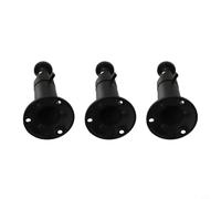 3 unids cámara de seguridad montaje en pared ajustable 360 giratorio para Arlo Pro CCTV soporte metal interior exterior titular negro 120mm