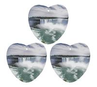 3 unids Cataratas del Niágara ambientador del coche colgante tarjetas perfumadas lindo blanco refrescantes, larga duración nuevos coches fragancias para mujeres hombres ambientador natural con cordón