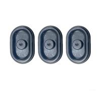 3 unids cubierta de ojales para suelo N90508801 anillo de sellado de goma compatible con A1 para A2 para Amarok para Jetta chasis sellado tapón negro