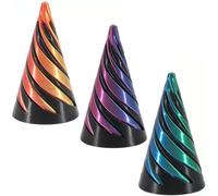 3 unids Imposible Cono, Juguete de alivio del estrés de ansiedad Juguetes Divertidos Cono Espiral Impreso en 3D, Juguete de maravilla arremolinado para oficina en casa (#2)