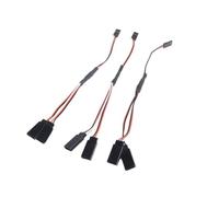 3 unids/Lote 150mm 200mm 300mm 500mm RC Servo Y de Plomo for RC Drone Coche helicóptero(3Pcs - 200MM Y Line)