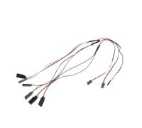 3 unids/Lote 150mm 200mm 300mm 500mm RC Servo Y de Plomo for RC Drone Coche helicóptero(3Pcs - 500MM Y Line)