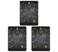 3 unids matemáticas y física ambientador de coche colgante tarjetas perfumadas lindo gris fresco coche larga duración nuevo olor para las mujeres hombres ambientador natural con cordón