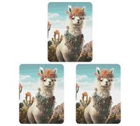 3 unids mexicana llama verde ambientador de aire del coche colgante tarjetas de fragancia lindo negro ambientadores de coches nuevos de larga duración fragancias para mujeres hombres ambientador
