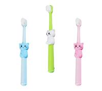 3 Unids Niños Cerdas Cepillo de Dientes Extra Cepillo de Dientes Manual Cepillo de Dientes Cerdas