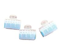 3 Unids/pack Air Bangs Rodillo Rizador De Pelo Para peinados | Bang Roll Curler Plástico Autoadhesivo Cabello Curling Herramientas de Peluquería(1 bag 3pcs blue)