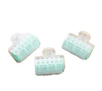 3 Unids/pack Air Bangs Rodillo Rizador De Pelo Para peinados | Bang Roll Curler Plástico Autoadhesivo Cabello Curling Herramientas de Peluquería(1 bag 3pcs green)