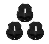 3 unids/pack de botones de bajo para guitarra, jazzes, potenciómetros, perillas giratorias, control de efecto, juego de reemplazo fácil instalación