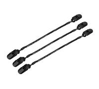 3 Unids Retenedor de la tapa, Retenedores del cable de la correa del sombrero Guardián de la tapa con clips, Cable enrollado para la pesca Canotaje Navegación Escalada