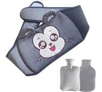 3 unids/set botella de agua caliente de goma o bolsa de felpa caliente cinturón de cubierta de cintura con cubierta bolsa calentadora de manos portátil for niña regalo de Navidad (Color : 3pcs Type E