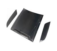 3 unids/set cubierta de ventilación del capó del motor del parachoques delantero forjado de fibra de carbono Compatible con Land Rover Defender 90 110 2020 2021 2022 2023