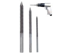 3 Unids/set Herramientas de Reparación de Neumáticos, Broca de Reparación de Neumáticos de 3 Tamaños, Broca Escariadora de /4, 5/6 mm, Herramienta de Corte de Acero de Tungsteno, Rebabas para Automóv