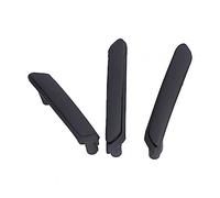 3 Unids/set Manija De Puerta Interior De Coche Manija De Agarre De Puerta Interior Antiarañazos Para VW Para Passat B5 1998-2005 FRTRRGVUVXP(Black)