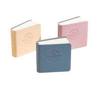 3 unids/set pequeño de dibujo cuaderno de bocetos de acuarela libro de dibujo diario de acuarela cuadrado