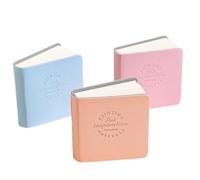 3 unids/set pequeño de dibujo cuaderno de bocetos de acuarela libro de dibujo diario de acuarela cuadrado