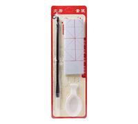 3 unids/set reutilizable mágica agua escritura paño cepillo de tela cuadrícula Mat chino