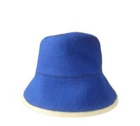3 unids/set sombrero de Sauna lana, accesorios, termoestable, fresco, baño para Mujer Hombre(Blue)