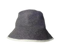 3 unids/set sombrero de Sauna lana, accesorios, termoestable, fresco, baño para Mujer Hombre(Grey)