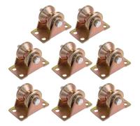 3" V Groove Wheel Sliding Gate Caster 1102lbs, Rigid Caster Wheels with Bracket for Inverted V-Track, for Garage Door, Lifting, Industrial Machines(8,1.2")