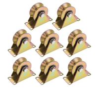 3" V Groove Wheel Sliding Gate Caster 1102lbs, Rigid Caster Wheels with Bracket for Inverted V-Track, for Garage Door, Lifting, Industrial Machines(8,2.2")