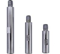 3 varillas de extensión M14 herramienta de belleza de pulido de eje para amoladora de agua de rosca de 5/20.3 cm-11, máquina pulidora de ángulo 125, accesorios de pulido de coche, 75 mm, 100 mm, 140