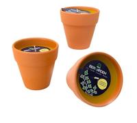 3 Velas de Citronela Antimosquitos en Cuenco de Tierra Para Exterior | Velas Decorativas Aromáticas con Suave Olor a Limón | Vela Anti Mosquitos Para Jardín, Terraza, Camping y Picnic