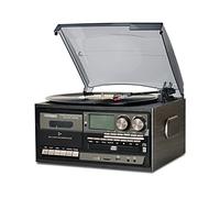 3 velocidades de grabación de Vinilo Reproductor de Vintage Compatible con CD y Cassette Player Player AMFM Radio Grabador(220V-240V)