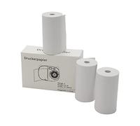 3 volúmenes de rollos de papel térmico de 57 x 30 mm, papel de impresión térmica para la cámara infantil Fine Life Pro P01B