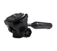 3-Way Pan Tilt con Placa de liberación rápida Mango 360 Panorámica Carga útil 3KG Universal 1 4 Montaje para en trípode cámara