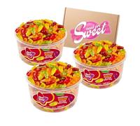 3 x 1,25 kg Red Band zapatos de goma de fruta, un imprescindible en cualquier plato dulce, noche de cine y celebración