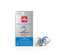 3 x 100 cpsulas de café ILLY DECAFFEINATO compatibles NESPRESSO
