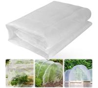 3 x 10m Red Anti Insectos, Malla Fina Antipajaros Jardín Blanco, Redes Protectora Invernadero, Barrera Protección para Proteger, Verduras, Plantas, Flores, Frutas, Cultivos, Huerta